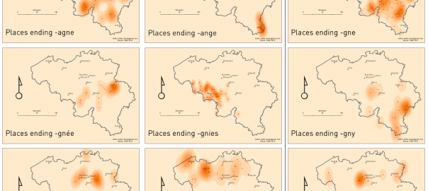 Why so many -ange places in Belgium near Luxembourg?