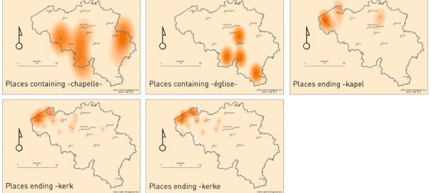 Holy placenames in Belgium